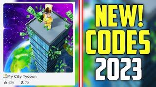 HURRY - NEW MY CITY TYCOON CODES 2023