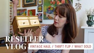 Vintage Thrift Haul  Thrift Store Flip  What Sold on Etsy