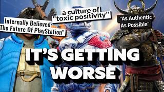 Toxic Positivity is destroying Game Studios Ubisoft Sony Bethesda