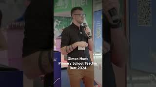 Simon Hunt shares his experience using tech to enhance classroom learning on the ViewSonic stand