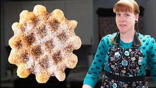 Lets Make Homemade Vanilla Waffle cookies