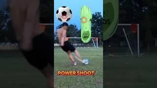 Best technique for power shoot football #skony7 #football #nikefootball  #powershot #knuckleball
