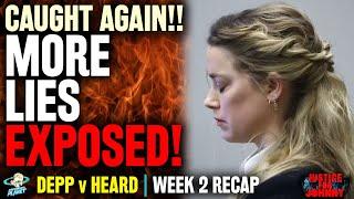 Amber Heard CAUGHT Selling Videos to TMZ +  Her Own Make-Up Brand TURNS ON HER   Week 2 Recap