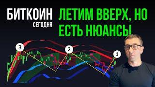 БИТКОИН  ЛЕТИМ ВВЕРХ НО ЕСТЬ НЮАНС