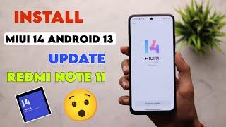 Install Official MIUI 14 Update On Redmi Note 11 Users  Without Data Loss