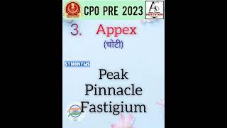 English Vocabulary303 CPO PYQ VOCAB 2023By-Ankush BhaiyaNDACDSAirforceCHSLCGLCPOSSCAFCAT