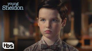 Young Sheldon Sheldon Suppresses His Emotions About Paige Season 2 Episode 2 Clip  TBS