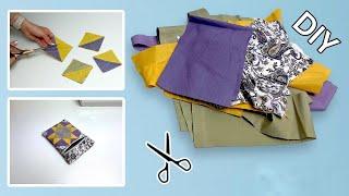 ⭐️ Tricky patchwork. Ill show you a patchwork trick. Using leftover fabric