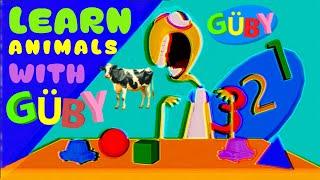 Learn Animals With GÜBY  Learning About Animals  ANALOG HORROR