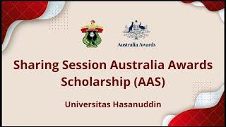 Sharing Session Australia Awards Scholarship AAS