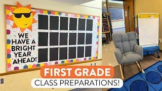 First Grade Back to School Bulletin Board & What I Sent Home to Parents