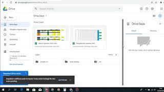 Cara Mengupload File ke Google Drive Lewat Laptop
