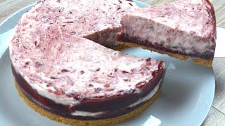 Easy No Bake Cherry Cheesecake Recipe  Creamy Delicious Cheesecake