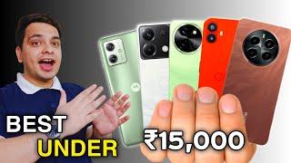 Top 5 Best Mobile Phones Under ₹15000  Best Smartphones Under ₹15000