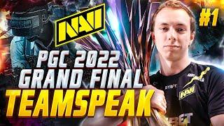 Тимспик NAVI PUBG на PGC 2022 Grand Final 1 Часть