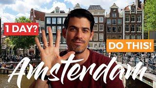 Amsterdam in 1 Day or more? - 5 Things to do and Tips Travel Guide 4K