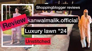 Kanwal malik luxury lawn 24  shoppingblogger reviews unstitched outfit