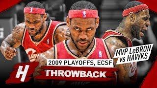 MVP LeBron James UNSTOPPABLE MODE Full Series Highlights vs Hawks 2009 NBA Playoffs - BEAST