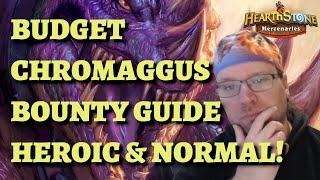 How to beat Chromaggus on a BUDGET Hearthstone Mercenaries HEROIC and normal bounty guide