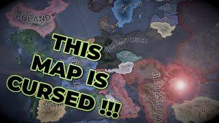 HEARTS OF IRON IV BUT THE MAP IS CURSED #shorts #heartsofiron4 #hoi4