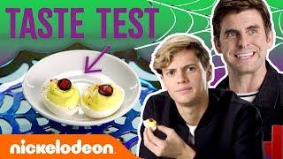 Jace Norman & Cooper Barnes Taste TestHalloween Treats  #NickStarsIRL