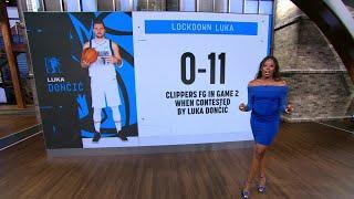 Chiney Ogwumike BREAKS DOWN Luka Doncics defensive performance in Gm 2 vs. the Clippers  NBA Today