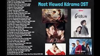 Most Viewed Kdrama OST  hits song korea music