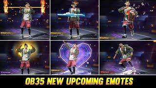 OB35 NEW UPCOMING EMOTES BETTER THAN OLD EMOTES  GARENA FREE FIRE