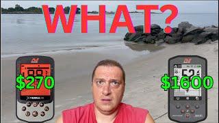 Minelab X-Terra Pro $270 Saltwater Beach Vs. The Manticore $1600