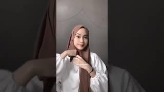 Tutorial Pashmina simple & kacamata 