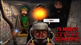 75 MODS ON LETHAL COMPANY? - Lethal Company Modded Funny Moments