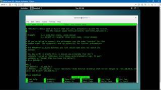 PENJELASAN & TUTORIAL  MODUL 5 KONFIGURASI FIREWALL TCP WRAPPER