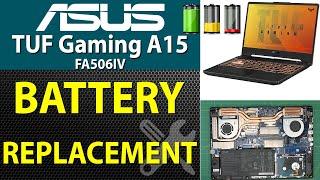 How to replace the battery on ASUS TUF A15 FA506IV Gaming Laptop 🪫