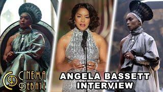 Angela Basset wins Golden Globe - Interview  Black Panther Wakanda Forever Best Supporting Actress