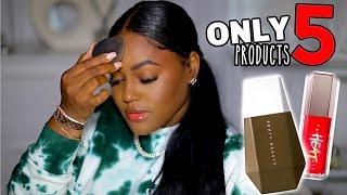 EASY TINTED MOISTURIZER Makeup Tutorial  ONLY 5 PRODUCTS