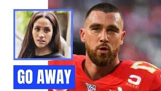 Travis Kelce TELLS Meghan To Get Lost As She Begs To Walk With Him On Red Carpet At Super Bowl