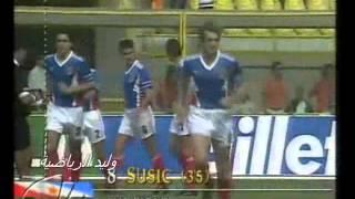 هدف يوغسلافيا الأول في الأمارات كأس العالم 90تعليق عربي