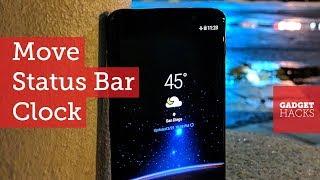 Move the Clock Back to the Right Side on Your Galaxy in Android Pie How-to