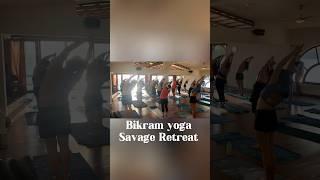 The Bikram yoga savage retreat is on and it’s Spectacular ️ #yogaretreat #bikramyoga #yogis #yoga