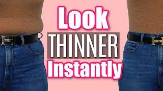 10 *Hacks* to Look 10 Pounds Slimmer  How to Look Thinner in Your Clothes