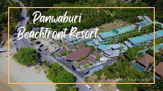 Panwaburi Beachfront Resort Aerial View + A Glimpse of the Hotel  Panwa Phuket Thailand 