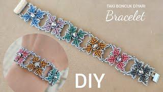 Nostalji bileklik yapımı Nostalgia bracelet making HOW TO MAKE BEADED BRACELETDİY