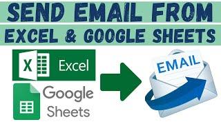 Send Email directly from Excel and Google Sheets using a Formula