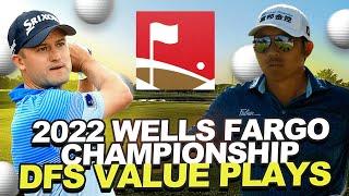 DFS Value Plays - 2022 Wells Fargo Championship Top Draftkings Golf Plays Priced under $7500