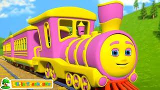 The Wheels On the Train Taxi & More Vehicle Songs & Rhymes for Kids