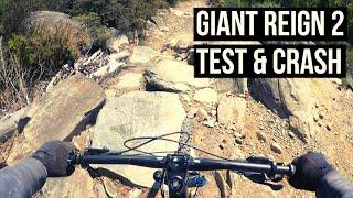 Testing the New Bike and crashing - Giant Reign 2 POV Test  SOH 4K