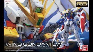 Real Grade XXXG-01W Wing Gundam EW Unboxing