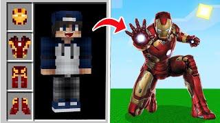 bqThanh Chế Tạo Giáp IRON MAN Và Trở Thành NGƯỜI SẮT Trong Minecraft