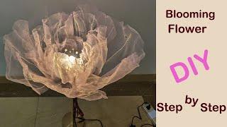 DIY Blooming Flower With Thin Organza - Wedding Decoration - Large Paper Flower - 2023007