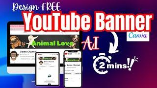 How To Create Best YouTube Banner Size Create & Upload Best YouTube Banner In 2 MINUTES